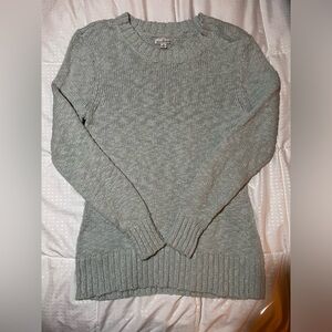 LLBean Signature Cotton Slub Sweater in Light Mint